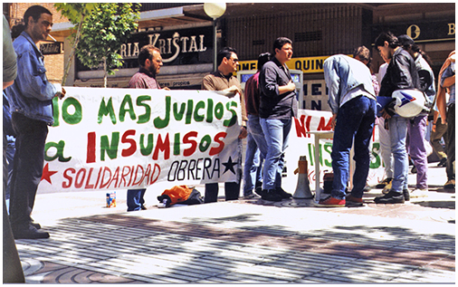 Insumisión recogida firmas 1994